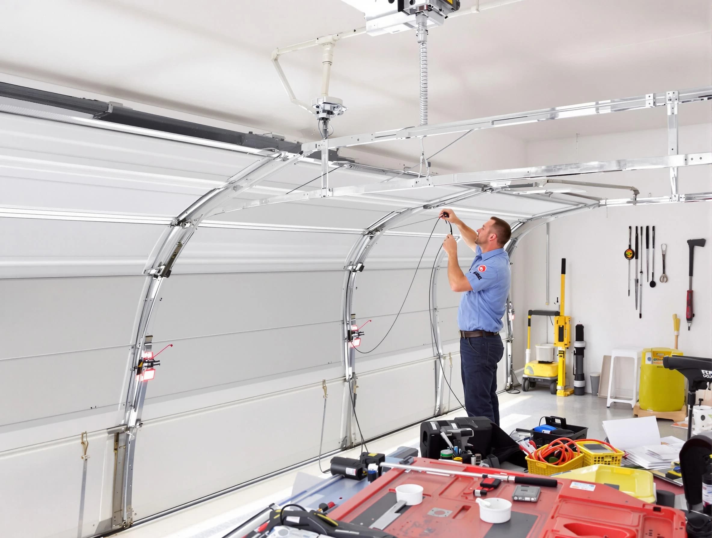 Garage door cable repair service by Carnot-Moon Garage Door Repair in Carnot-Moon