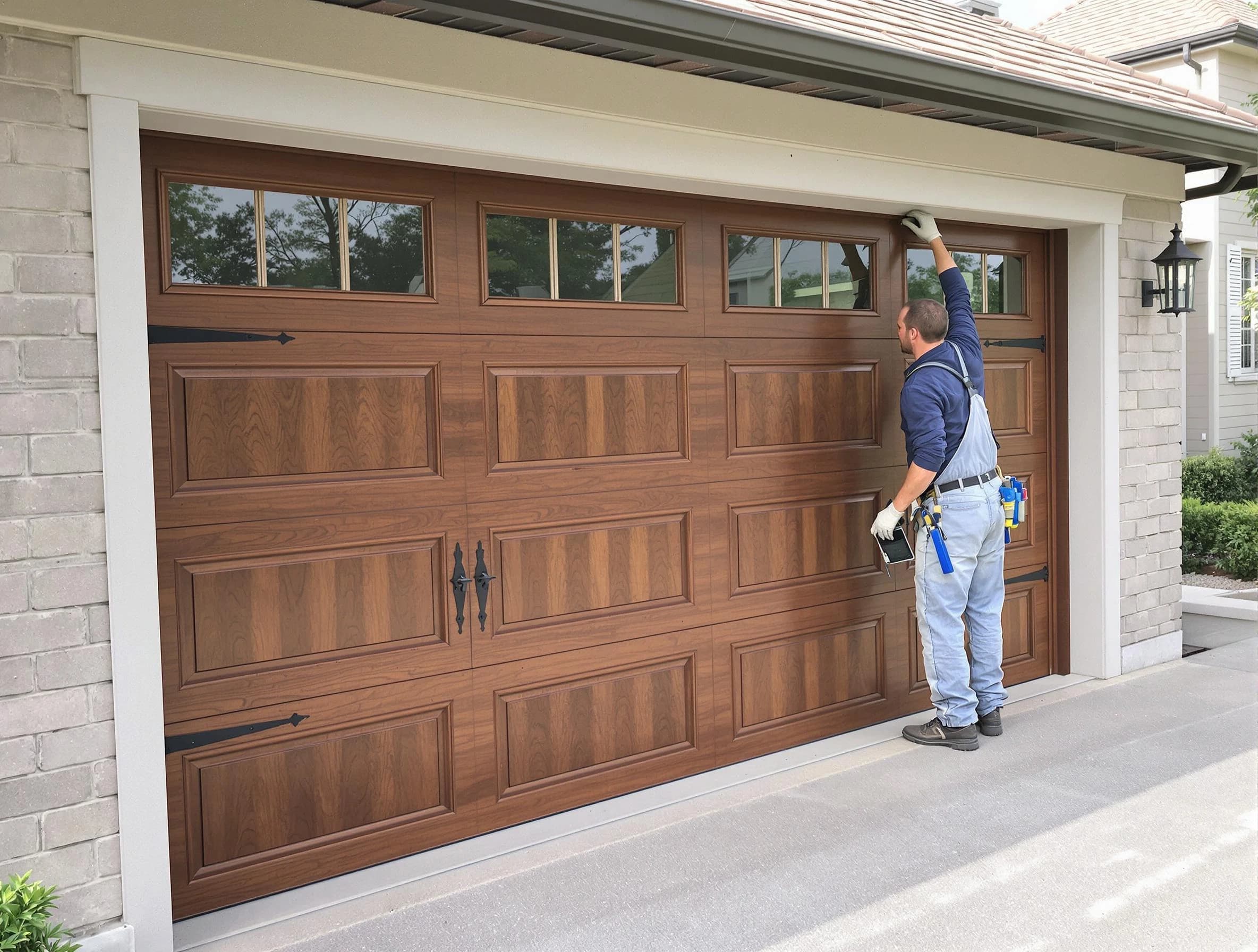 Custom garage door showcase by Carnot-Moon Garage Door Repair in Carnot-Moon