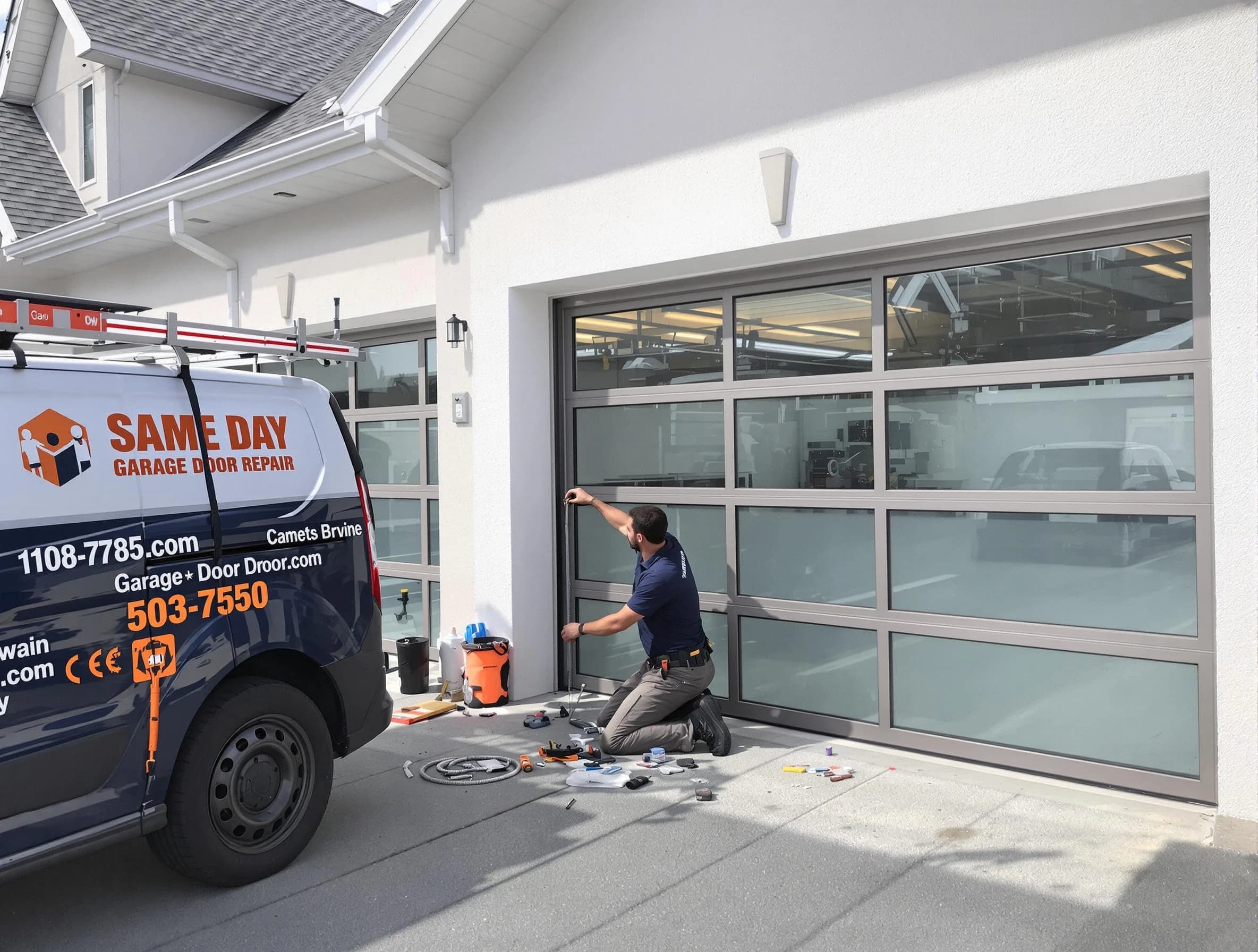 Same-day garage door repair service by Carnot-Moon Garage Door Repair in Carnot-Moon