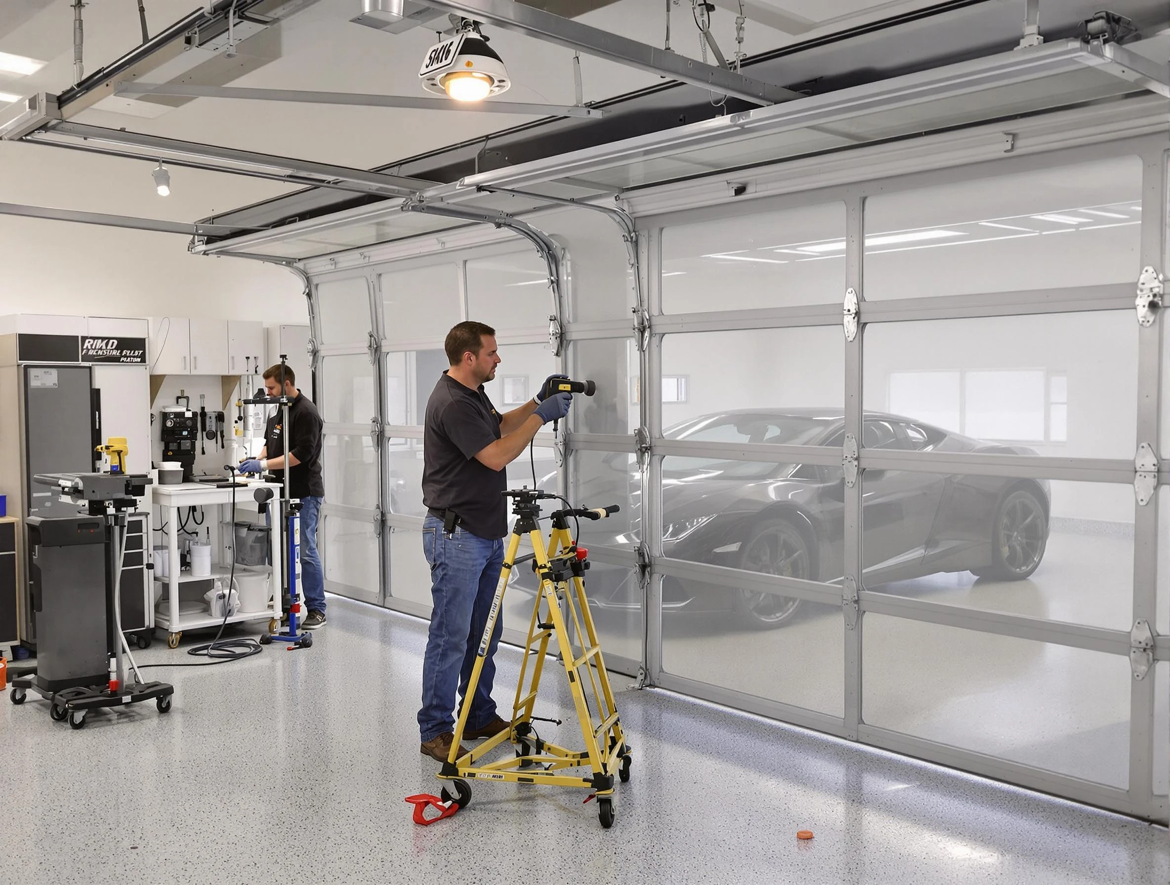 Garage Door Dents Repair in Carnot-Moon