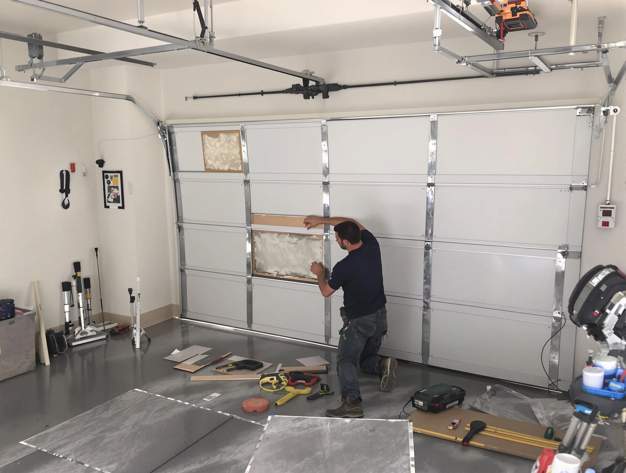 Garage Door Panel Repair in Carnot-Moon