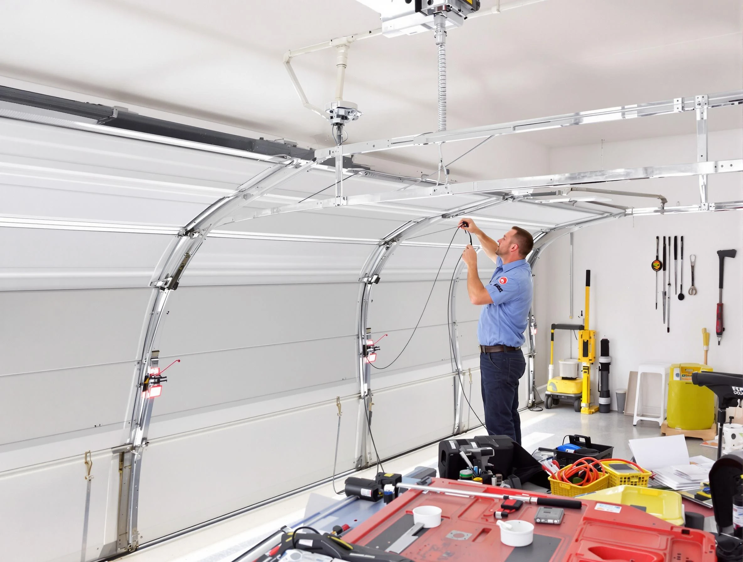 Garage door cable repair service by Carnot-Moon Garage Door Repair in Carnot-Moon