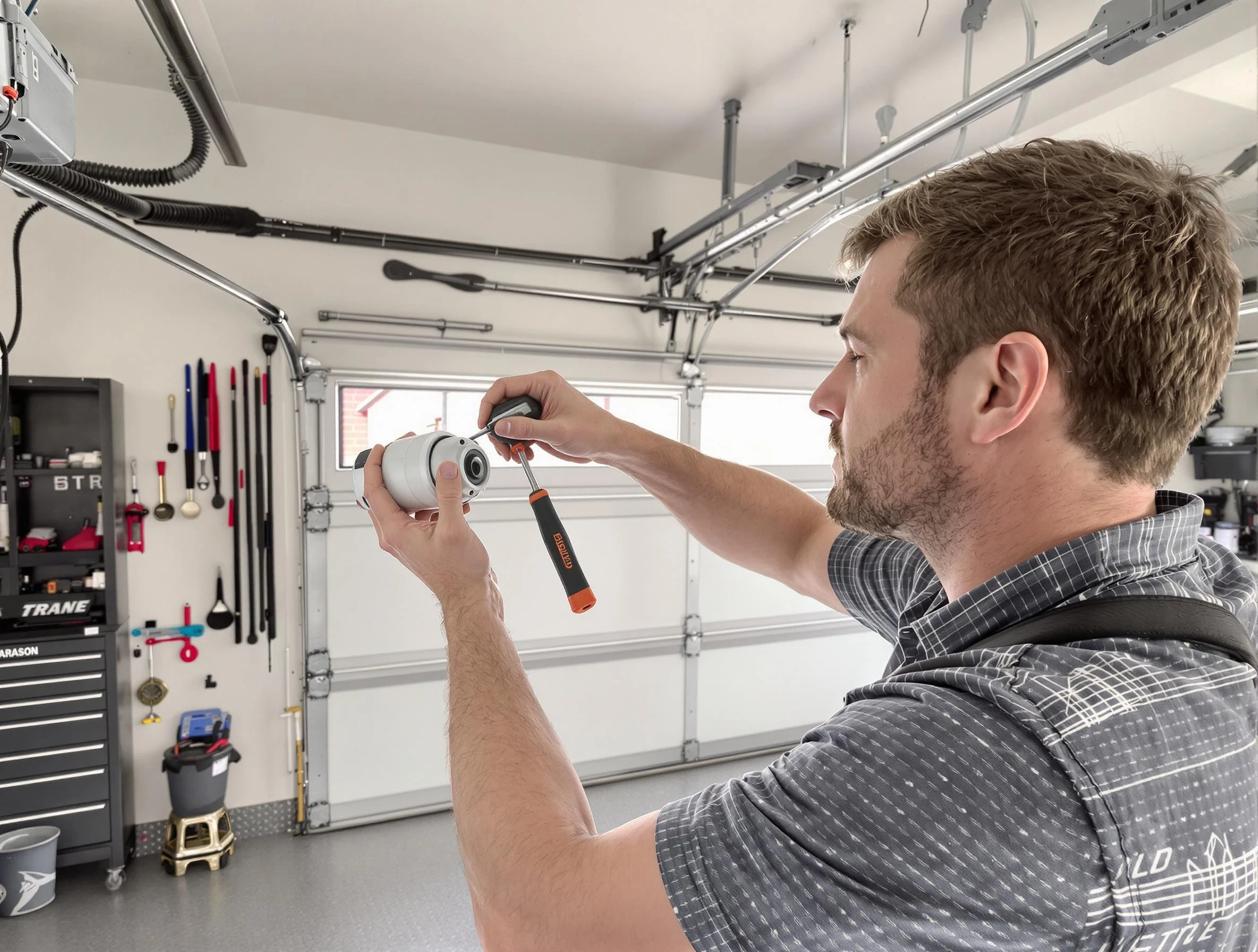 Garage door opener repair service by Carnot-Moon Garage Door Repair in Carnot-Moon