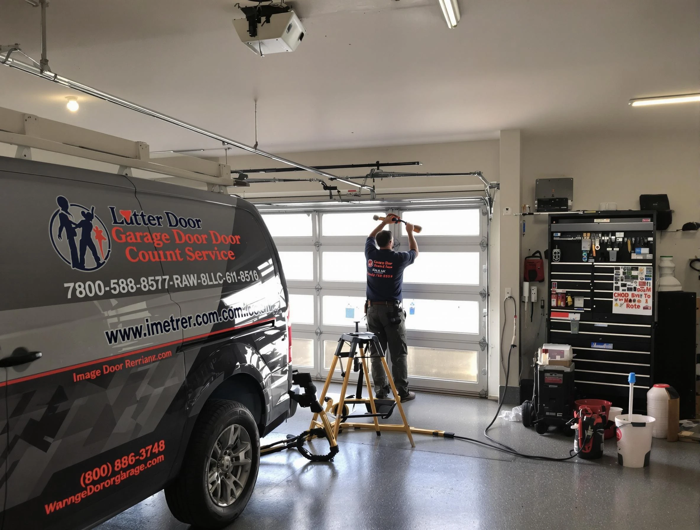 Carnot-Moon Garage Door Repair rapid response team performing same-day repair in Carnot-Moon